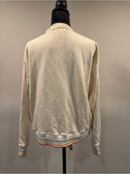 GT-0250 Spiritual Gangster Cream Rainbow Stripe Sweatshirt M Retro Boho