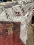 Garnet Hill 100% Cashmere Gray Blue Oversized Tunic Sweater M GT-0217