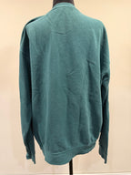 OBEY Propaganda Icon Face Graphic Teal Green Crewneck Sweatshirt GT-0219