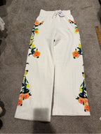 Nike Phoenix Fleece Floral Wide Leg Sweatpants XS NWT GT-0255