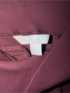 Athleta Venice Side Stripe Joggers Burgundy Size S Track Pants GT-0257