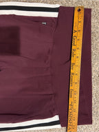 Athleta Venice Side Stripe Joggers Burgundy Size S Track Pants GT-0257