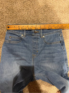 SPANX High Rise Wide Leg Jeans Light Wash Size S Petite GT-0258
