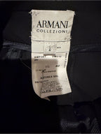 Armani Collezioni Black Tailored Dress Pants Size 4 Wide Leg GT-0259