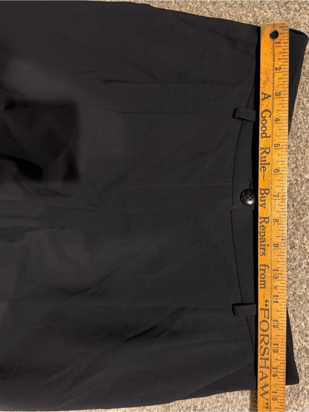 Armani Collezioni Black Tailored Dress Pants Size 4 Wide Leg GT-0259