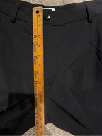 Armani Collezioni Black Tailored Dress Pants Size 4 Wide Leg GT-0259