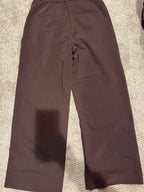 Abercrombie Sloane Tailored Pants Brown Wide Leg 30 Regular GT-0260