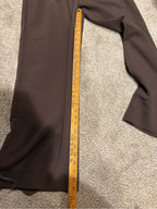 Abercrombie Sloane Tailored Pants Brown Wide Leg 30 Regular GT-0260