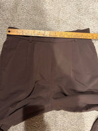 Abercrombie Sloane Tailored Pants Brown Wide Leg 30 Regular GT-0260