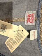 Levi’s Sleeveless Denim Mini Dress Button Front Square Neck NWT S GT-0270