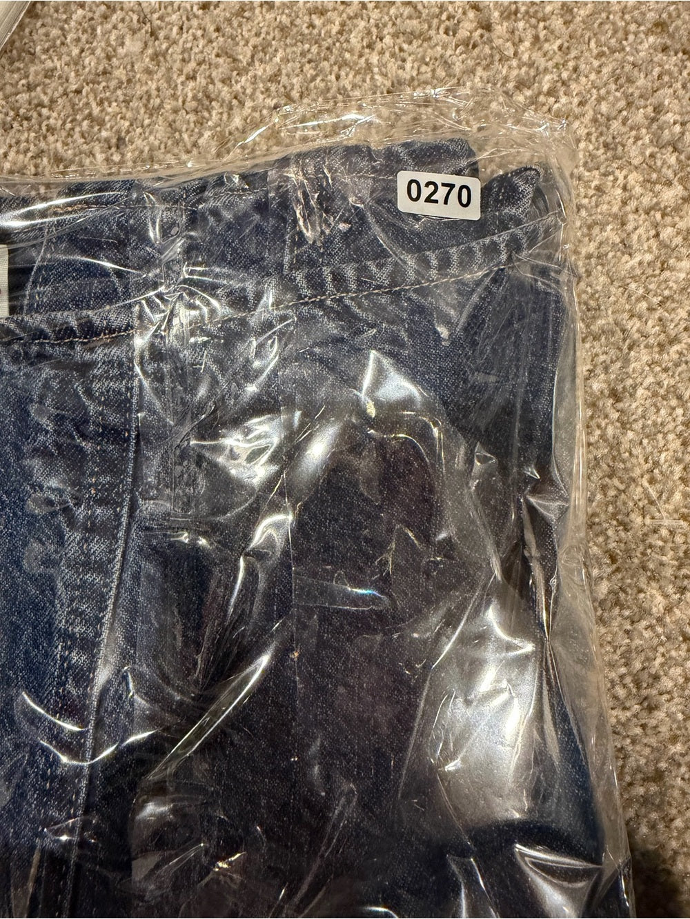 Levi’s Sleeveless Denim Mini Dress Button Front Square Neck NWT S GT-0270