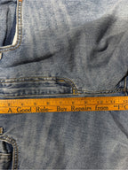 Universal Thread Boyfriend Jeans Patchwork Denim Raw Hem Straight Leg GT-0271