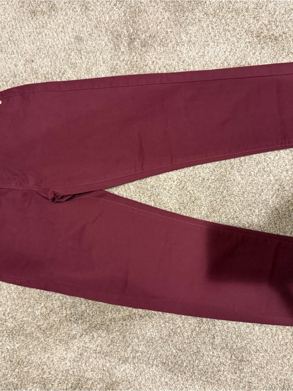 Levi’s Boyfriend Jeans Burgundy Wine Mid Rise Tapered 28x27 NWT GT-0272