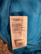 Adidas Blue White Hooded Half Zip Windbreaker Anorak Jacket Women’s S GT-0273