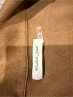 Mustard Seed Camel Faux Suede Button Front Shacket Shirt Jacket S GT-0274