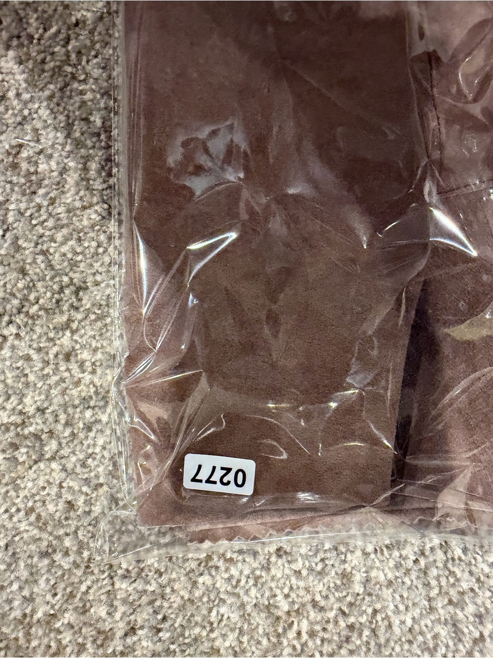 Limited Too Genuine Suede Leather Patchwork Mini Skirt Brown 3Jr GT-0277