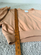 OFFLINE by Aerie tan cropped sweatshirt length measurement