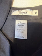 PAIGE Premium Denim black dress size XS brand and fabric label