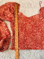 Sienna Sky smocked blouse length measurement