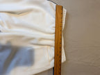 Tahari white drawstring shorts size S/P rise measurement